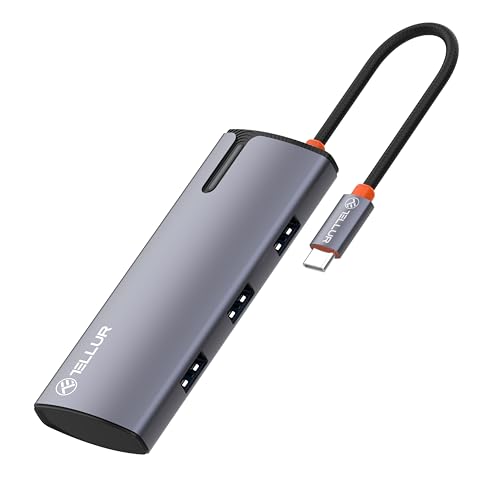 Tellur Hub USB-C, PD 3.0 100 W, HDMI, 3 x USB 3.0 - Tech & Electronics Amazon France à 24.51€