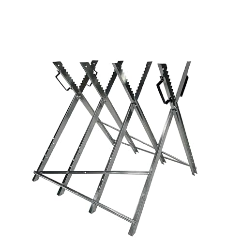 WERKA PRO Soporte de Troncos 4 Soportes de Acero - Bon plan à 39.07€