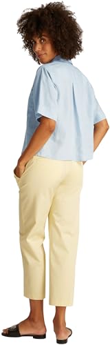 Tommy Hilfiger Donna Camicia Linen Relaxed Maniche Corte... - Amazon Italy à 27.55€