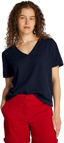 Tommy Hilfiger Camiseta manga corta Mujer con cuello de... - Amazon Espagne à 10.73€