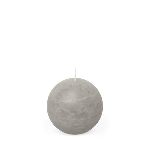 Spaas Rustikale Kugelkerze 80 mm 24St. - hellgrau - Home & Kitchen Amazon Germany à 3.79€