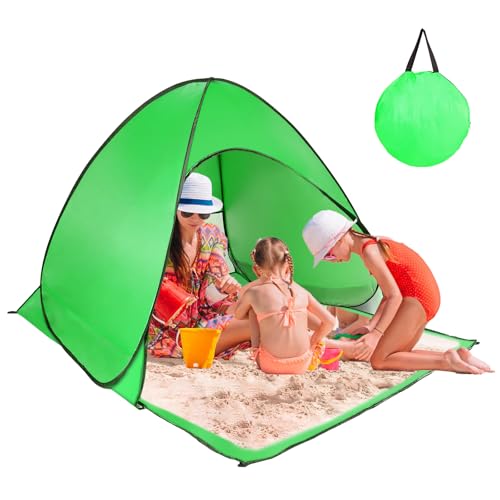 Tenda da spiaggia pop-up, parasole automatico anti UV... - Sports & Fitness Amazon Italie à 52.47€