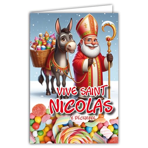 AFIE 68-1335 Tarjeta con sobres Vive Saint Nicolás con su... - Toys & Games Amazon Spain à 4.92€