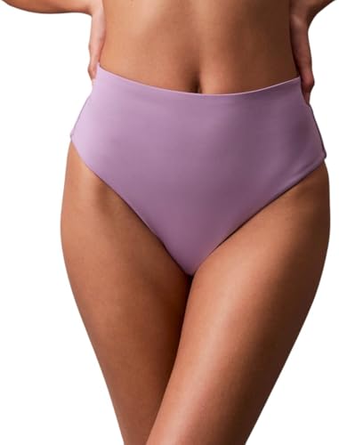 Calvin Klein Donna Slip Bikini High Waist Foderato, Viola... - Bon plan à 14.73€