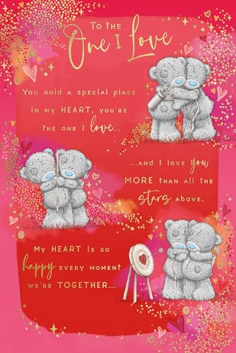 Me To You Bear One I Love Verse Valentine's Day Card - Auto & Motorcycle Amazon UK à 1.92€