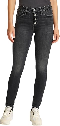 Calvin Klein Vaqueros Mujer Mid Rise Skinny con Botones... - Sports & Fitness en promo à 24.90€