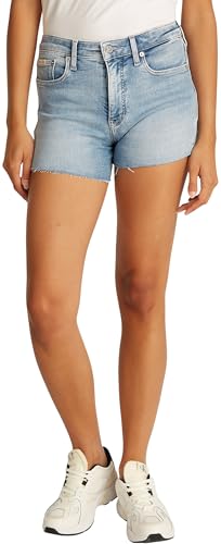 Calvin Klein Donna Pantaloncini in Jeans Vita Media, Blu... - Maison & Cuisine Amazon Italie à 18.82€