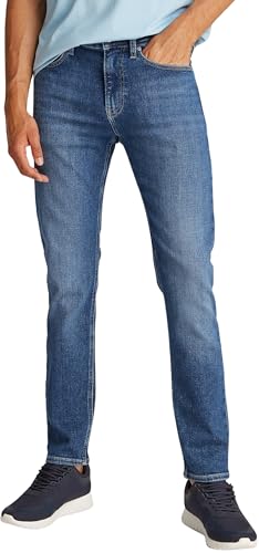 Calvin Klein Vaqueros Hombre Skinny elásticos, Azul (Denim... - Sports & Fitness en promo à 49.00€