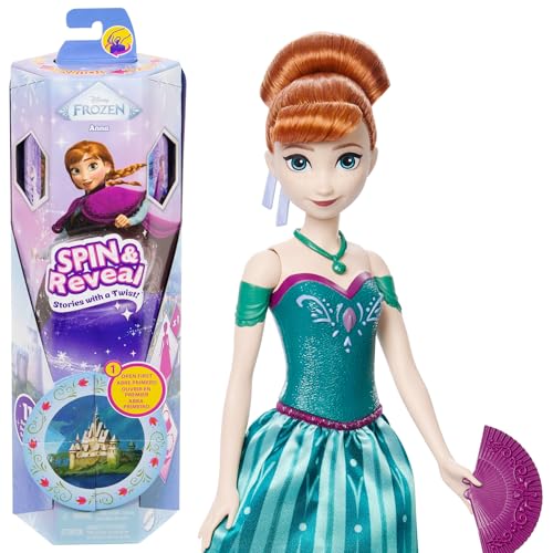 Mattel Disney Frozen Anna Fashion Doll Set, Spin & Reveal... - Toys & Games Amazon UK à 8.00€