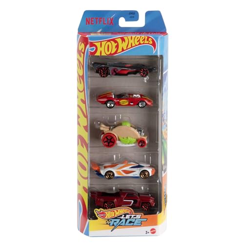 Hot Wheels Toy Cars, Set of 5 1:64 Scale Die-Cast Cars... - Jouets & Jeux en promo à 6.99€