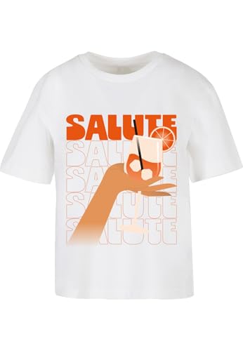 Miss Tee Mst124-saluti A Tutti tee Camiseta, Blanco, XL... - Amazon Espagne à 13.29€