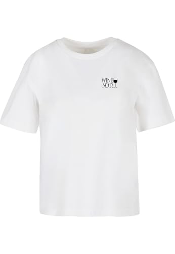 Miss Tee Mst109-wine Not tee Camiseta, Blanco, XL Mujeres - Amazon Espagne à 13.35€