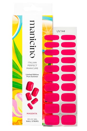 Manicino Bandes à ongles UV : autocollants en gel de... en promo à 11,10€ (-44%) sur Amazon FR