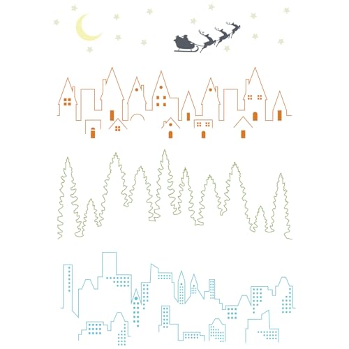 Sizzix A5 Clear Stamps Set Cosmopolitan, The View by Stacey... - Maison & Cuisine Amazon Royaume-Uni à 5.40€