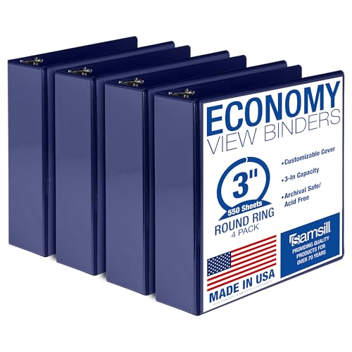 Samsill Carpeta económica de 3 anillos de 3 pulgadas... - Home & Kitchen Amazon Spain à 26.63€