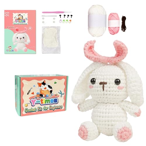 Kit animali all'uncinetto Coniglio,Kit all'uncinetto per... - Sports & Fitness Amazon Italie à 1.86€