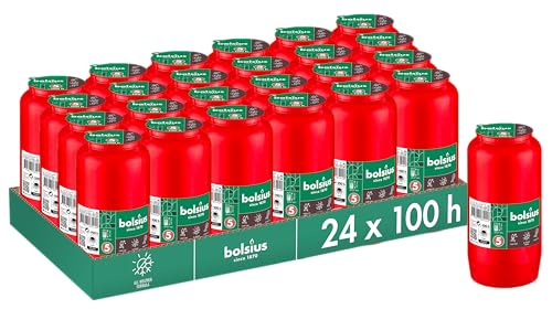 Bolsius Lumino tombale – rosso – 24 pezzi – Lunghezza... - Home & Kitchen Amazon Italy à 39.99€