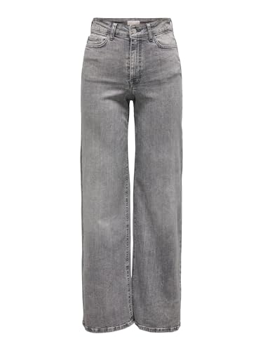JDY Jean Coupe Droite Denim avec boutonnière et Stretch... en promo à 17,99€ (-51%) sur Amazon FR
