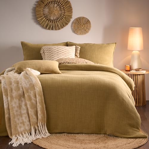 Yard Ribble Acid Washed Cotton Duvet Cover Set - Maison & Cuisine Amazon Royaume-Uni à 38.00€