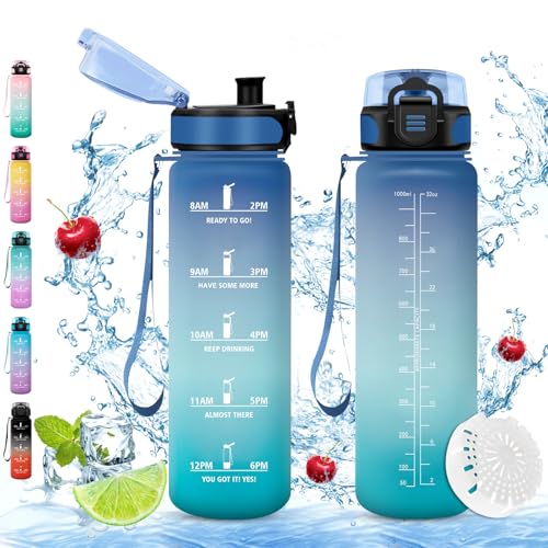 Vikaster Sport trinkflasche, 1l BPA-frei, Auslaufsicher... - Sports & Fitness Amazon Allemagne à 11.18€