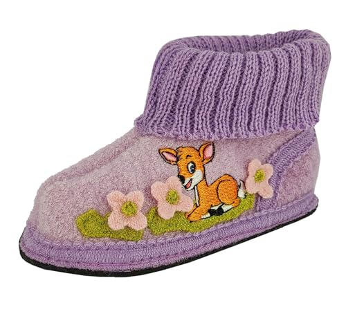 Beck Garçon Fille 786 Chaussons, Violet, 22 EU