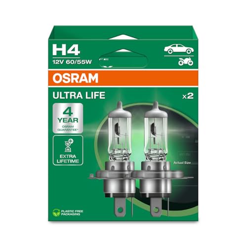OSRAM ULTRA LIFE, H4, lámparas halógenas para faros, caja... - High-Tech & Électronique Amazon Espagne à 9.38€