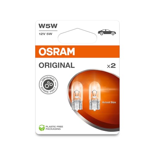 OSRAM ORIGINAL LINE 12V, W5W, signal lamp, Glass Wedge... - Auto & Moto Amazon Italie à 1.89€