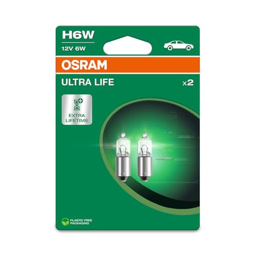 OSRAM ULTRA LIFE, H6W, Doppio Blister (2 lampade) - High-Tech & Électronique Amazon Italie à 11.98€