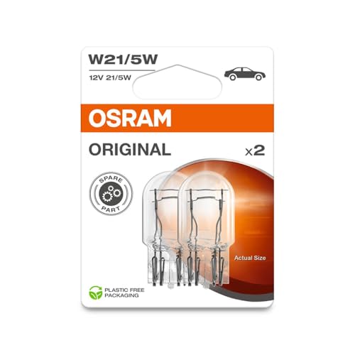 OSRAM ORIGINAL LINE, W21/5W, signal lamps with Glass wedge... - Auto & Motorcycle Amazon Italy à 7.24€