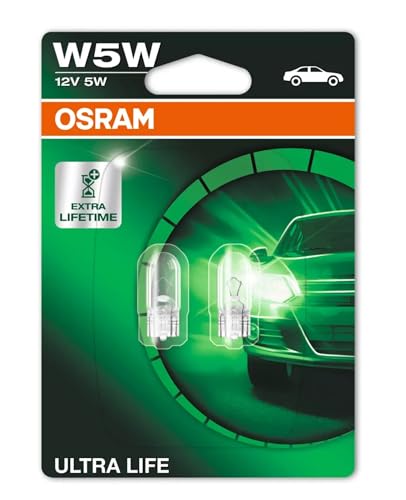 OSRAM ULTRA LIFE, W5W, Double Blister (2 lampes), white - Maison & Cuisine Amazon France à 1.12€