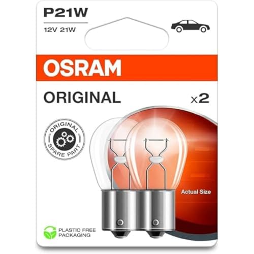 OSRAM ORIGINAL LINE 12V, P21W, signal lamp, Metal Base... - Auto & Moto Amazon Italie à 2.59€