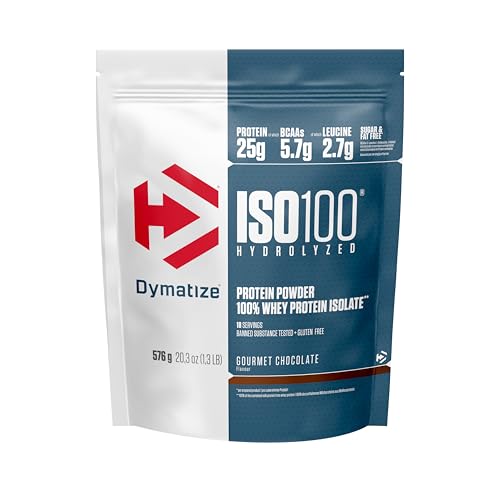 Dymatize ISO 100 Hydrolyzed Gourmet Chocolate 576g... - Nouvelle promo Amazon à 37.49€