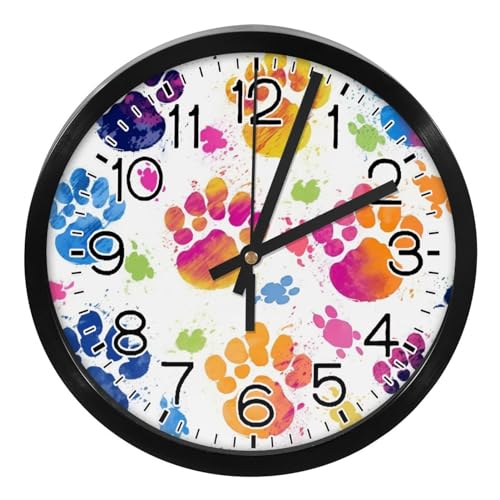 PAFEFO Horloge murale silencieuse sans tic-tac moderne... - Maison & Cuisine en promo à 21.77€