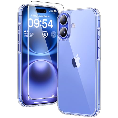 TAURI only for iPhone 16 Case with HD Screen Protector... - High-Tech & Électronique Amazon Royaume-Uni à 7.99€