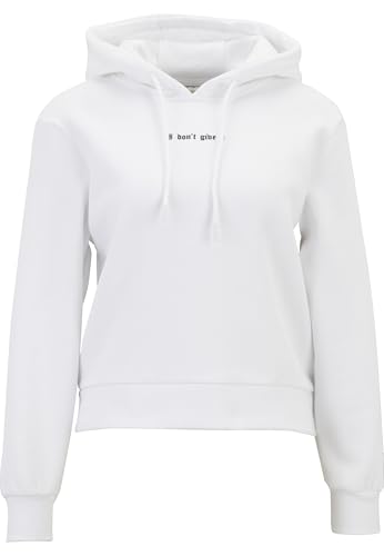 Miss Tee I Dont Give A Hoody, White, XS Große Größen - Mode & Vêtements Amazon Royaume-Uni à 15.12€