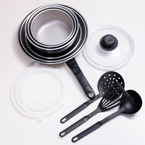 Kamberg - Kochgeschirr, 14-teilig, Induktion, hergestellt... - Maison & Cuisine Amazon Allemagne à 41.66€