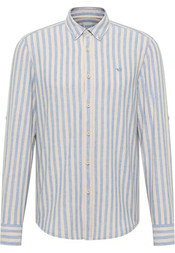 MUSTANG Style Rawlins Camisa Abotonada, Blue Bold Stripe... - Deal du jour à 14.09€