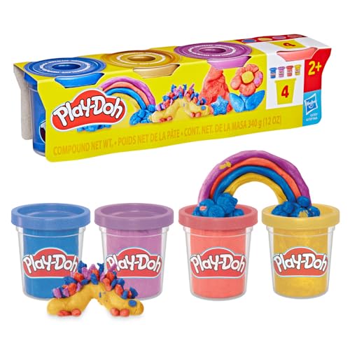 Hasbro Play-Doh Pack de 4 Botes de Plastilina en Colores... - Jouets & Jeux Amazon Espagne à 3.95€