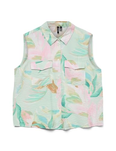 VERO MODA Vmjosie S/L Camiseta WVN Ga, Birds Egg Green, M - Deal du jour à 7.32€