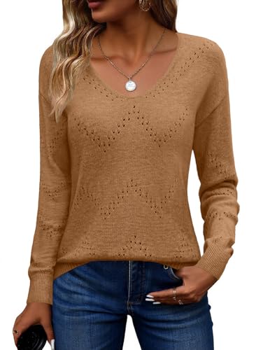 Zeagoo Maglia all' Uncinetto a Maniche Lunghe con Scollo a... - Sports & Fitness Amazon Italie à 21.79€