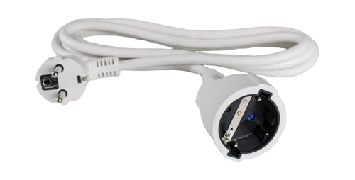 Prolongación blanca manguera schuko 4 metros, 3x1,5mm, base... - Home & Kitchen Amazon Spain à 5.93€