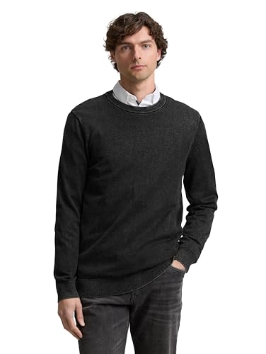 TOM TAILOR Maglione da Uomo, 29999 - Black, XXXL - Mode & Vêtements Amazon Italie à 14.06€