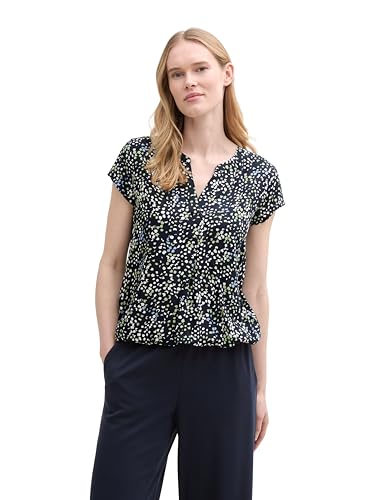 TOM TAILOR 1045238 Camicia da Donna, 37369-multicolor Navy... - Amazon Italie à 11.08€