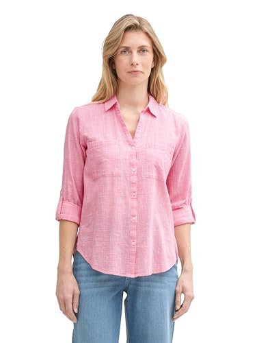 TOM TAILOR 1035247 Camisa, 15116 - Rosa Brillante, 34 para... - Mode & Vêtements en promo à 11.11€