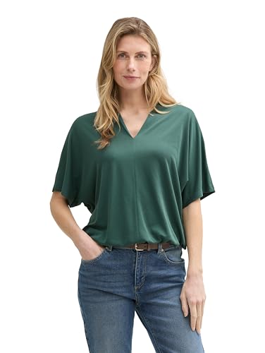 TOM TAILOR Maglietta da Donna, 30024 Explorer Green, S - Amazon Italie à 13.73€