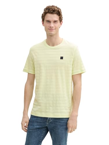 TOM TAILOR Maglietta da Uomo, 29078 - Lime Cream Green, M - Beauty & Fragrances Amazon Italy à 7.96€