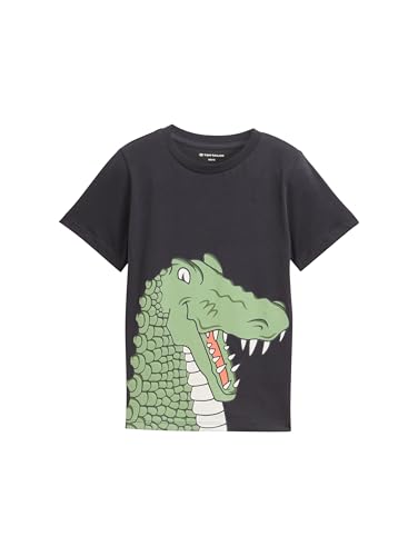 TOM TAILOR Maglietta da Ragazzo, 29476 - Grigio Coal, 92-98... - Bon plan à 5.00€