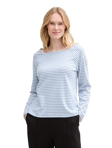 TOM TAILOR Maglia a Maniche Lunghe da Donna 1047730 con... - Amazon Italy à 9.05€