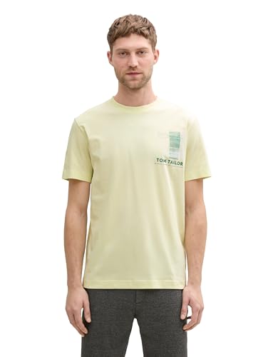 TOM TAILOR Camiseta para Hombre, 29078 – Lima Cream Green... - Beauty & Fragrances Amazon Spain à 9.19€