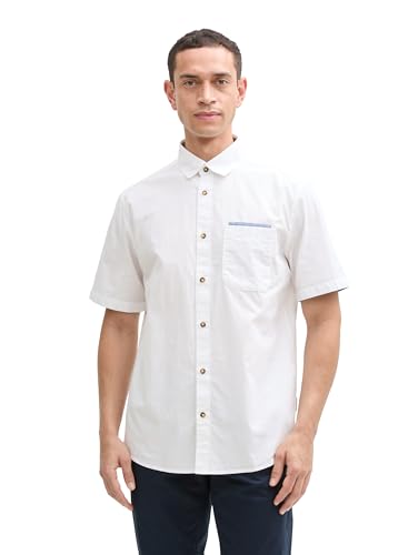 TOM TAILOR Regular Fit Kurzarmhemd mit Karomuster, Indigo... - Amazon Allemagne à 13.13€